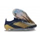 New adidas F50 Elite FG Football Cleats Black Gold
