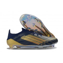 New adidas F50 Elite FG Football Cleats Black Gold