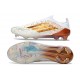 New adidas F50 Elite FG Football Cleats White Gold