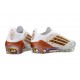 New adidas F50 Elite FG Football Cleats White Gold