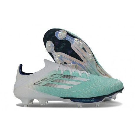 New adidas F50 + FG Firm Ground Speed Boots Green White Silver