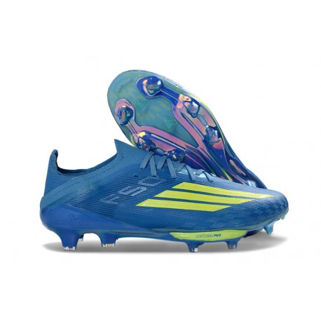 New adidas F50 + FG Messi Blue Yellow