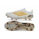 New adidas F50 + FG White Gold