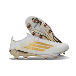 New adidas F50 + FG White Gold