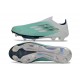 New adidas F50+ FG Laceless Football Boots Green White Silver