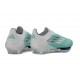 New adidas F50+ FG Laceless Football Boots Green White Silver
