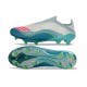 New adidas F50+ FG Laceless X Messi Ftwr White Lucid Pink Flash Aqua