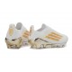 New adidas F50+ FG Laceless Football Boots White Golden