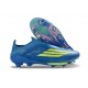 adidas F50+ FG Laceless MESSI Team Royal Blue Solar Yellow Semi Blue