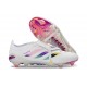 adidas Predator 26 Elite Tongue FG Boots White Pink