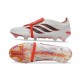 adidas Predator 26 Elite Tongue FG Boots White Red Black