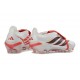 adidas Predator 26 Elite Tongue FG Boots White Red Black