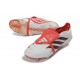 adidas Predator 26 Elite Tongue FG Boots White Red Black