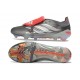 adidas Predator 26 Elite Tongue FG Boots Iron Met. Ftwr White Lucid Red