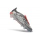 adidas Predator 26 Elite Tongue FG Boots Iron Met. Ftwr White Lucid Red