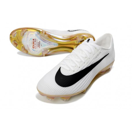 Cheap Nike Zoom Mercurial Vapor 17 Elite FG White Black Golden