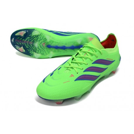 adidas Predator 26 L Elite FG Soccer Boots Green Blue