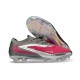 Nike Phantom 6 Low Elite FG Football Boot Red Silver Gray