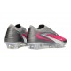 Nike Phantom 6 Low Elite FG Football Boot Red Silver Gray