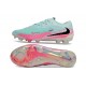 Nike Phantom 6 Low Elite FG Football Boot Pistachio Frost Pink Black