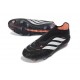 adidas Predator 26 Laceless Elite FG Firm Ground Shoes Black White
