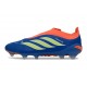 adidas Predator 26 Laceless Elite FG Firm Ground Shoes Blue Yellow Orange