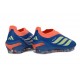 adidas Predator 26 Laceless Elite FG Firm Ground Shoes Blue Yellow Orange