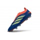 adidas Predator 26 Laceless Elite FG Firm Ground Shoes Blue Yellow Orange
