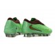 Nike Phantom 6 Low Elite FG Football Boot Green Gold