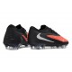 Nike Phantom 6 Low Elite FG Football Boot Black Red
