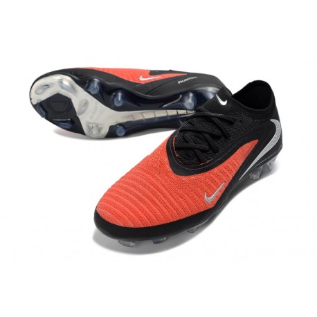 Nike Phantom 6 Low Elite FG Football Boot Black Red