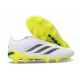 adidas Predator 26 Laceless Elite FG Firm Ground Shoes White Blue Yellow