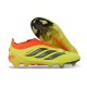 adidas Predator 26 Laceless Elite FG Firm Ground Shoes Yellow Orange Black
