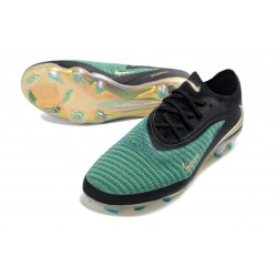 Nike Phantom 6 Low Elite FG Football Boot Green Black Golden