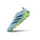 adidas Predator 26 Laceless Elite FG Crystal Sky Ray Blue Team Solar Yellow