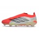 adidas Predator 26 Laceless Elite FG Lucid Red Core Black Ftwr White