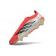 adidas Predator 26 Laceless Elite FG Lucid Red Core Black Ftwr White