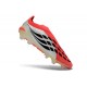 adidas Predator 26 Laceless Elite FG Lucid Red Core Black Ftwr White