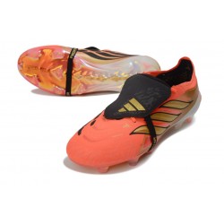adidas Predator 26 Elite Tongue FG Boots Orange Black Gold