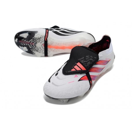 adidas Predator Elite FT FG Soccer Cleats White Red Black