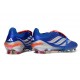 adidas Predator Elite FT FG Soccer Cleats Blue Silver Red