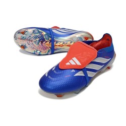 adidas Predator Elite FT FG Soccer Cleats Blue Silver Red