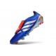 adidas Predator Elite FT FG Soccer Cleats Blue Silver Red