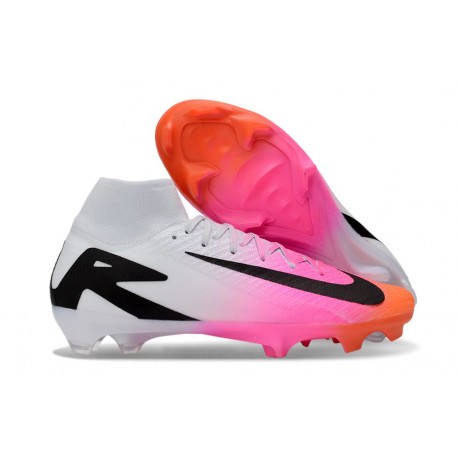 Nike Air Zoom Mercurial Superfly 10 Elite FG Pink White Black