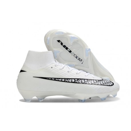 Nike Air Zoom Mercurial Superfly 10 Elite FG White Black