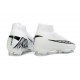 Nike Air Zoom Mercurial Superfly 10 Elite FG White Black