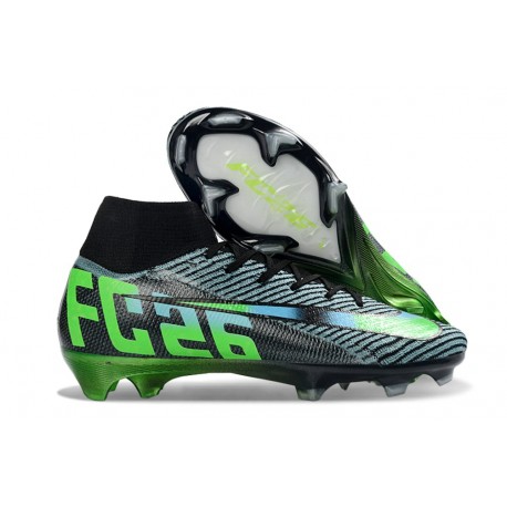 Nike Air Zoom Mercurial Superfly 10 Elite FG Black Green