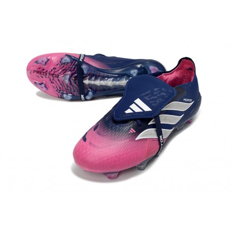 adidas Predator Elite FT FG Soccer Cleats Pink Blue Silver