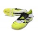 adidas Predator Elite FT FG Soccer Cleats White Black Yellow