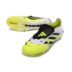 adidas Predator Elite FT FG Soccer Cleats White Black Yellow